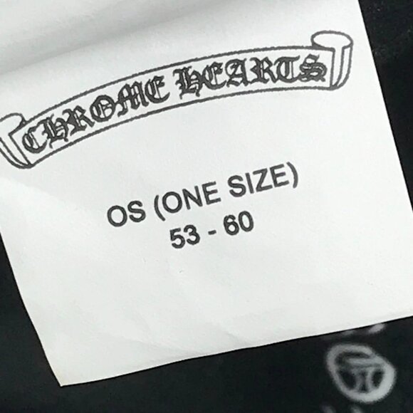 CHROME HEARTS CH logo Bicolor hat cap baseball cap cotton / polyester Black/gray - Picture 12 of 15